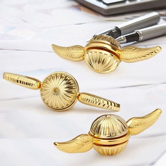 NEW!! Harry Potter Golden Snitch Fidget Spinner Metal Sensory Toy - Collectible! - Picture 6 of 7